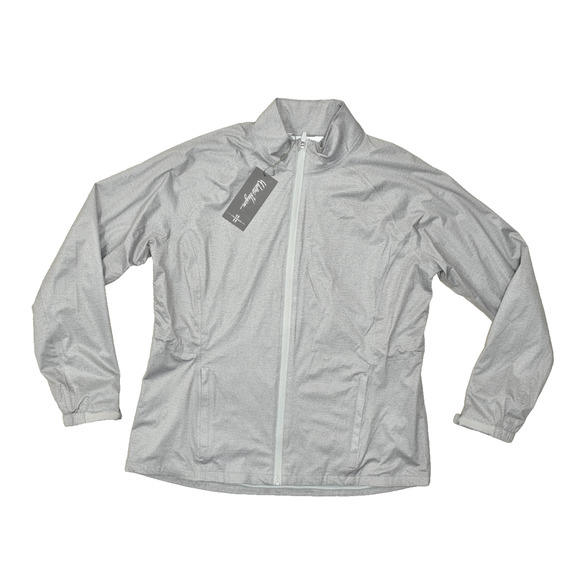 Walter Hagen Jackets & Blazers - Walter Hagen Women's P11 Rain Jacket Light Heather Grey Size L Waterproof NEW